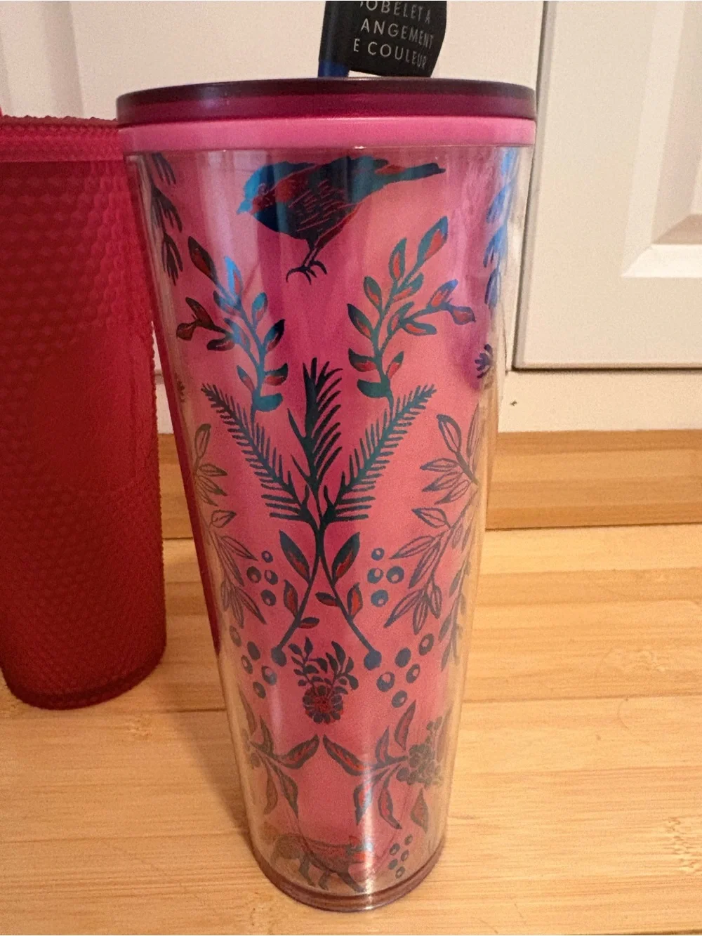 Starbucks 24 oz Cold Cup Tumbler Bundle | Pink Studded 2021